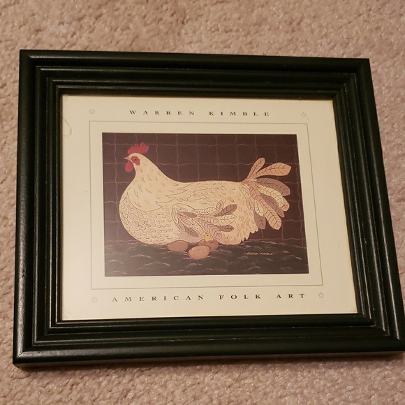 Warren Kimble Animal Folk Art Framed Prints - Set of 4 - Picture 7 of 7